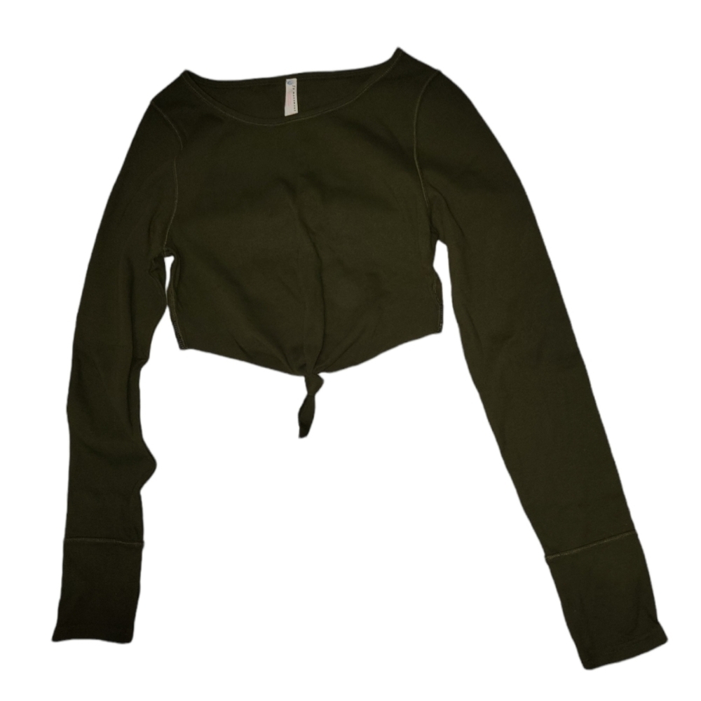 Olive Crop Top From Free People - Picture 3 of 6